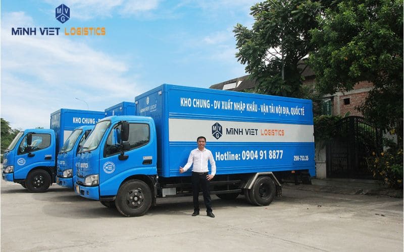 Minh Việt Logistics đa dạng về loại xe tải để khách hàng lựa chọn